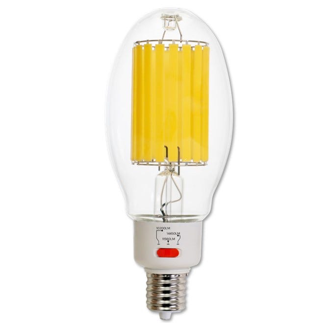 LED HID Filament Retrofit Lamp Halco - HiLED85S-830-EX39 - LED HID Filament ED37 60-85W 3K Select Lum 10200-14450 EX39/E39 Base Halco Lighting Technologies