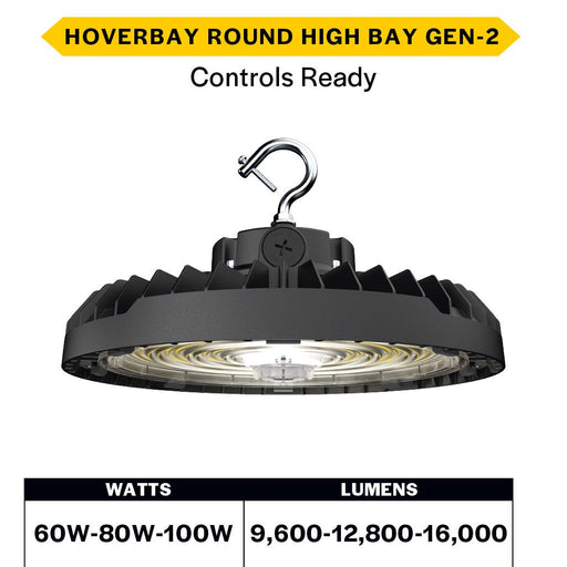 Halco - HRHB-1-LS-CS-U-BL - Hoverbay Lumen & 3-CCT Select 16K LM Adj Beam CNTL-Ready BL product image