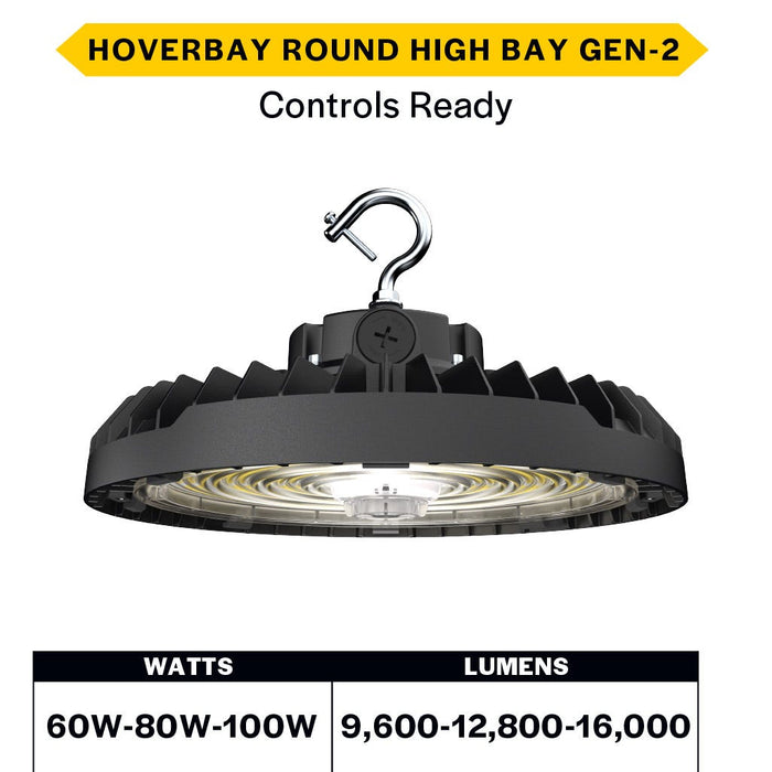 Halco - HRHB-1-LS-CS-U-BL - Hoverbay Lumen & 3-CCT Select 16K LM Adj Beam CNTL-Ready BL product image