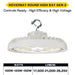 Made to Order Halco - HRHB-2-LS-CS-H-HE-WH - Hoverbay HV-HE HRHB-2 Lum & 3-CCT Select Adj Beam CNTL-RDY WH Halco Lighting Technologies
