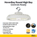 Halco - HRHB-2-LS-CS-U-WH - Hoverbay Lumen & 3-CCT Select 24K LM Adj Beam CNTL-Ready WH product image