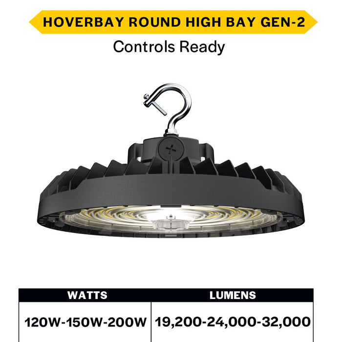 Halco - HRHB-3-LS-CS-U-BL - Hoverbay Lumen & 3-CCT Select 32K LM Adj Beam CNTL-Ready BL product image