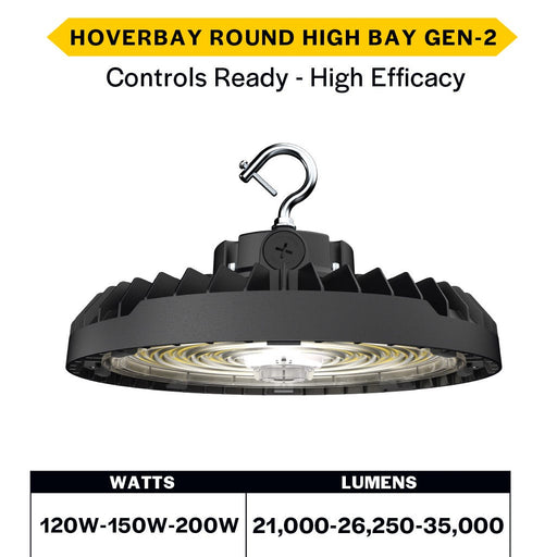 Made to Order Halco - HRHB-3-LS-CS-U-HE-BL - Hoverbay HE HRHB-3 Lumen & 3-CCT Select Adj Beam CNTL-RDY BL Halco Lighting Technologies