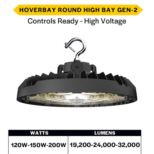 Made to Order Halco - HRHB-3-LS-CS-H-BL - Hoverbay HV HRHB-3 Lumen & 3-CCT Select Adj Beam CNTL-RDY BL Halco Lighting Technologies