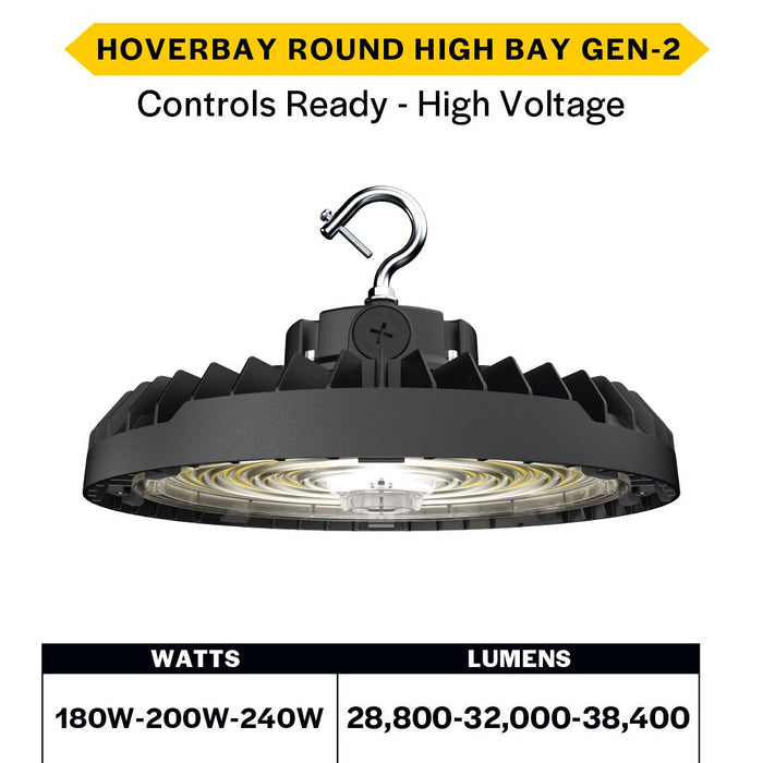 Made to Order Halco - HRHB-4-LS-CS-H-BL - Hoverbay HV HRHB-4 Lumen & 3-CCT Select Adj Beam CNTL-RDY BL Halco Lighting Technologies