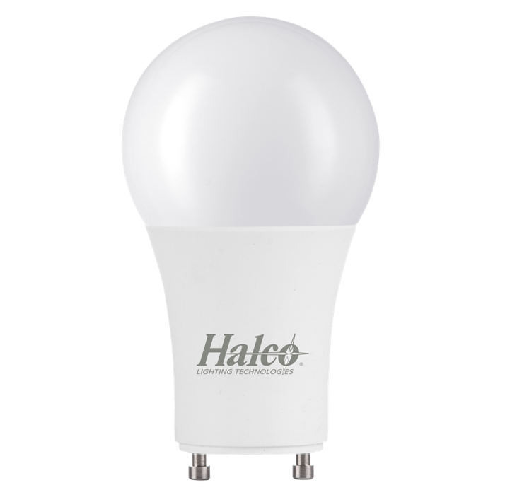 Halco - 9A19-GU24-LED5-840-D - LED A19 9W 4000K 60W-Equiv 720L (800 Nominal) GU24 Base Dimm product image