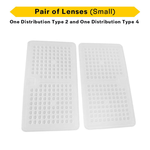 Sektor Area Lights Halco - SAL2-LENS-T2-T4-S - Sektor Area G2 Lens Pair 100W-150W (T2 + T4 included) Halco Lighting Technologies