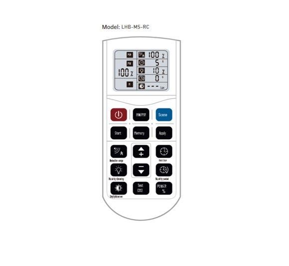 Halco - LHB-MS-RC - Linear Highbay Microwave Motion Control Sensor Remote product image