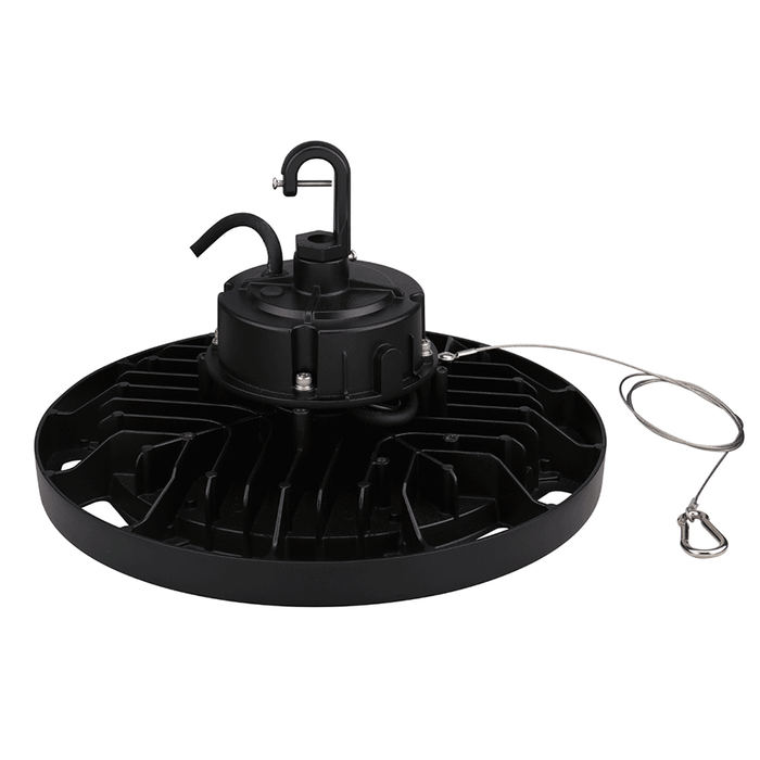Halco - HRHB-200-CS-U-BL - Hoverbay Round Highbay 200W Color Selectable Black Housing product image