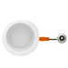 Halco - RDL4-8-CS-BT - LED Retrofit Downlight 4in 8W CCT Select Dimm Baffle Trim product image