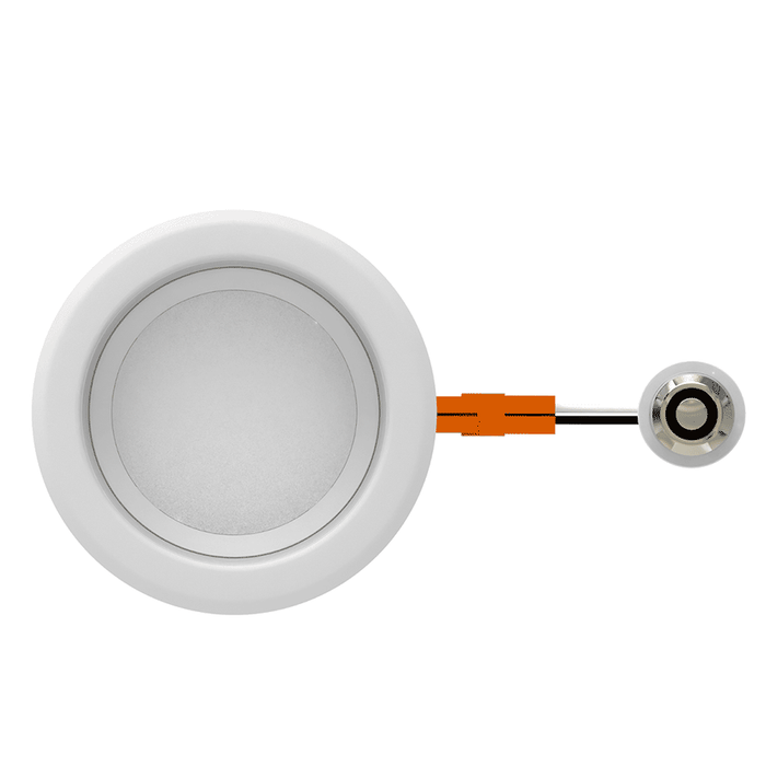Halco - RDL4-8-CS-ST - LED Retrofit Downlight 4in 8W CCT Select Dimm Smooth Trim product image