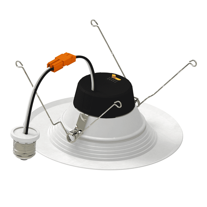 Halco - RDL6-14-CS-BT - LED Retrofit Downlight 6in 14W CCT Select Dimm Baffle Trim product image
