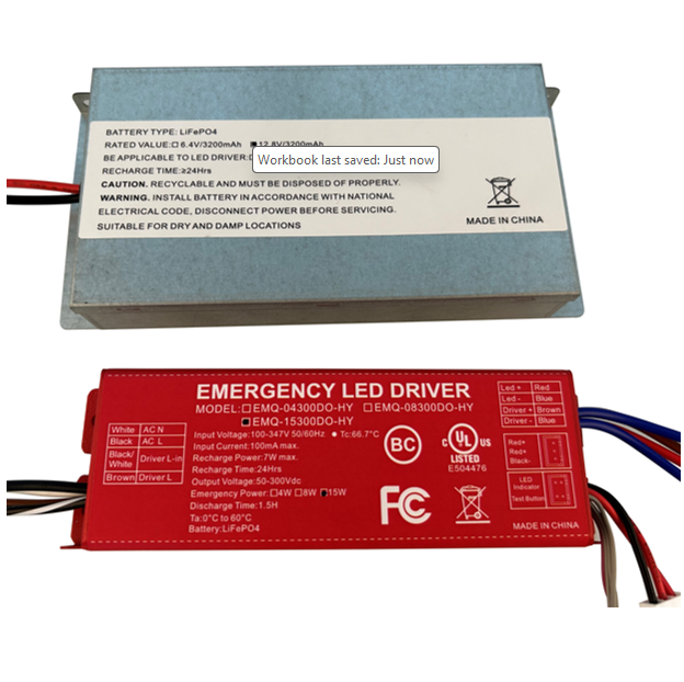 Wallpacks Halco - LPWP-3-EM-15W - Emergency Battery Backup (15W/90Min) for LPWP-3 LoPro Wall Pack Halco Lighting Technologies