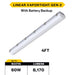 Made To Order Halco - LVPT-4-LS-CS-U-EM - Controls Ready 4FT Selectable Linear Vaportight with EM BBK Halco Lighting Technologies