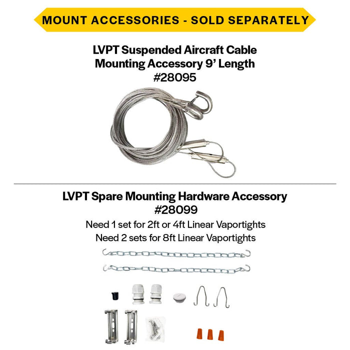 Halco - LVPT-2-LS-CS-U - Controls Ready 2FT Selectable Linear Vaportight 2780-4083Lum product image