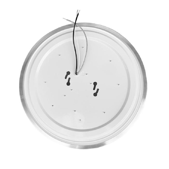 Halco - FM-FR13-CS-BG-120V - Modern 2-Tone Black/Gold Slim Flush Mount 13" CCT Select Dim product image