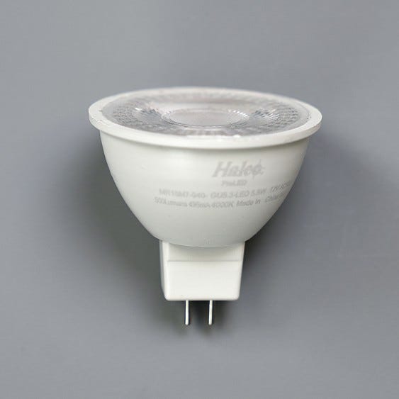 LED MR (Multifaceted Reflector) Floods Halco - MR16M5-940-GU5.3-LED - LED MR16 Flood 5W 4000K GU5.3 Base 40Deg 12V 400L Dimm Halco Lighting Technologies