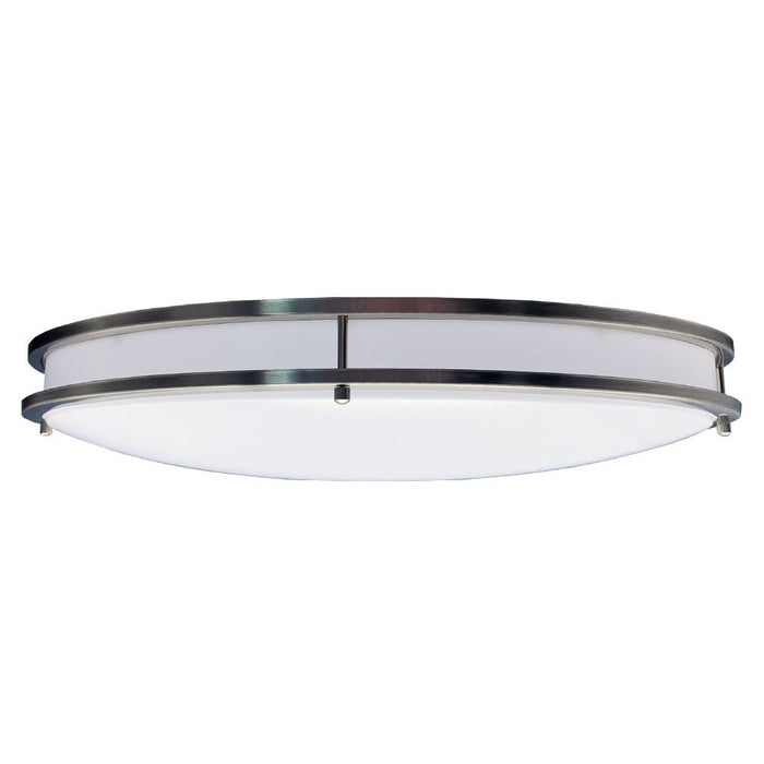 Halco - FM-OV32-CS-BN-120V - Large Oval Double Ring Flush Mount 32" CCT Select Triac Dim product image