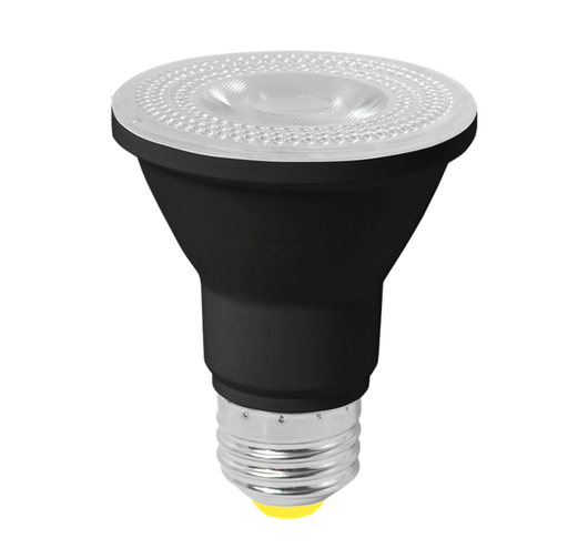 LED PAR Floods Halco - 7PAR20-FL-LED-940-D-BLK-PS - LED PAR20 Flood 6.5W 4000K 40D Dim 90+ CRI 550L T20 T24 JA8 Halco Lighting Technologies