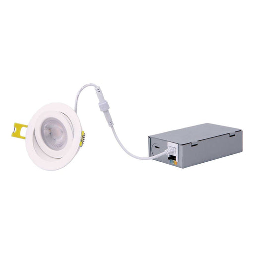 Halco - DFDLG4-12-CS - Direct Fit Gimbal 4" 12W CCT Select 90Deg Tilt Dimm T20 JA-8 product image
