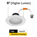 Halco - RDL6-14-CS-ST - LED Retrofit Downlight 6in 14W CCT Select Dimm Smooth Trim product image
