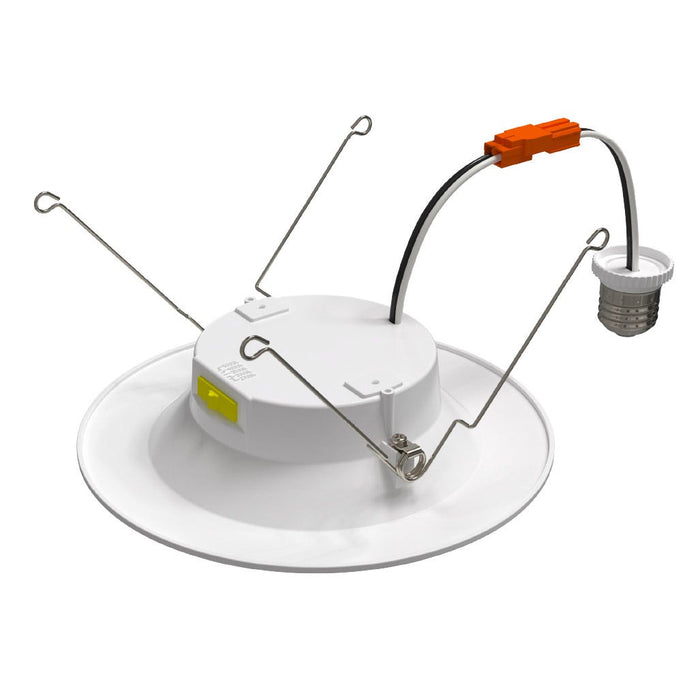Halco - RDLC-6-CS-ST-120V - Resi Retrofit Downlight 6" 900lm Smooth 27-50K Triac Dim 10W product image