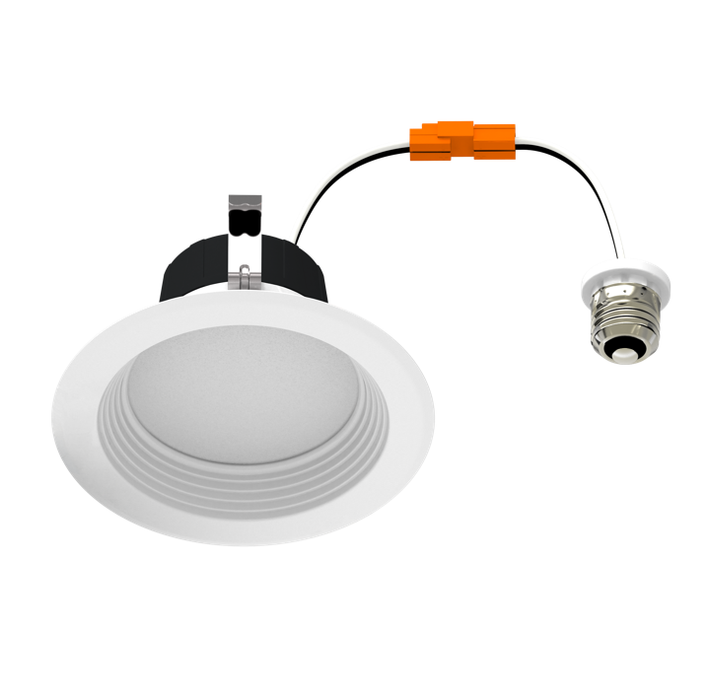 Halco - RDL4-8-CS-BT - LED Retrofit Downlight 4in 8W CCT Select Dimm Baffle Trim product image