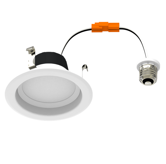 Halco - RDL4-8-CS-ST - LED Retrofit Downlight 4in 8W CCT Select Dimm Smooth Trim product image