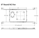 Halco - SDL-KIT-6IN-PAN-DRIVER - 6in Slim Downlight Rough-in Kit with Adj Pan & Driver 11W product image