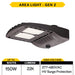 Made To Order Halco - SAL2-2-LS-CS-T35X-H-BZ - Area Light G2 HV 150W CCT & Lumen Select BZ 3-Pin & Z10 T3/T5 Halco Lighting Technologies