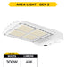 Sektor Area Lights Halco - SAL2-4-LS-CS-T35X-U-WH - Area Light G2 300W CCT & Lumen Select WH 3-Pin & Z10 T3/T5 Halco Lighting Technologies
