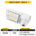 Made To Order Halco - SAL2-2-LS-CS-T35X-H-WH - Area Light G2 HV 150W CCT & Lumen Select WH 3-Pin & Z10 T3/T5 Halco Lighting Technologies