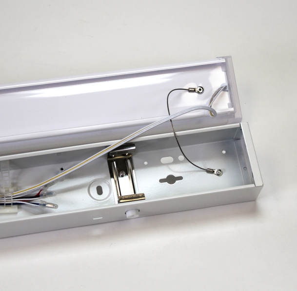 Halco - LS8-WS-CS-U - LED Linear Strip 8ft Selectable Watt & CCT Diffused Lens Dim product image