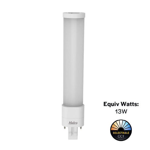 LED CFL Replacement Plug-ins Halco - PLS5H-8CS-HYB-GX23-LED2 - LED 2-Pin Plug-in Single Tube Horz GX23 CCT Select Hybrid Non-Dim Halco Lighting Technologies