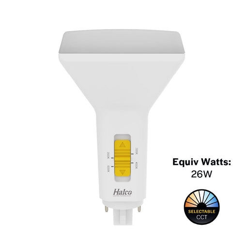 LED CFL Replacement Plug-ins Halco - PLD9V-8CS-DIR-G24Q-LED2-D - LED 4-Pin Plug-In DBL Tube Vertical G24Q CCT Select Type A Dim Halco Lighting Technologies