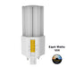 LED CFL Replacement Plug-ins Halco - PLT7O-8CS-BYP-GX24D-LED2 - LED 2-Pin Plug-In Triple Tube 7W Omni GX24D 15W Select Type B Halco Lighting Technologies