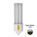 LED CFL Replacement Plug-ins Halco - PLT17O-8CS-BYP-GX24D-LED2 - LED 2-Pin Plug-in Triple Tube Omni GX24D 17W Select Type B Non-Dim Halco Lighting Technologies