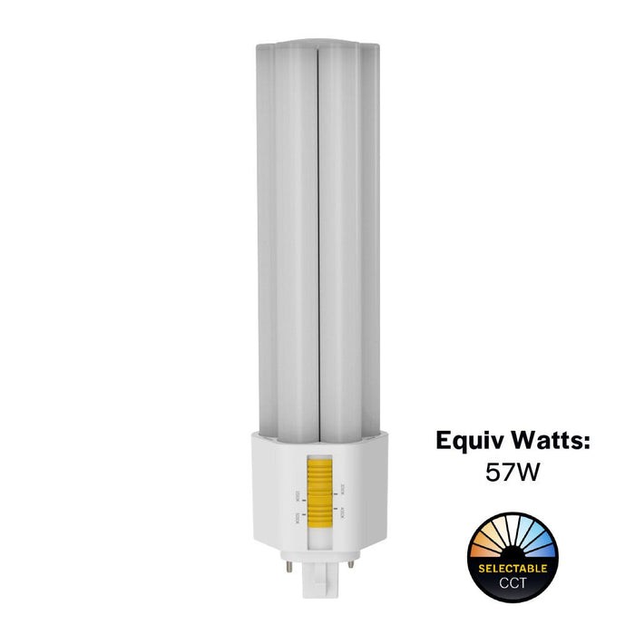 LED CFL Replacement Plug-ins Halco - PLT23O-8CS-BYP-GX24D-5-LED2 - LED 2-Pin Plug-in Triple Tube 23W GX24D-5 17W 4-CCT Type B Halco Lighting Technologies