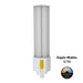 LED CFL Replacement Plug-ins Halco - PLT23O-8CS-BYP-GX24D-5-LED2 - LED 2-Pin Plug-in Triple Tube 23W GX24D-5 17W 4-CCT Type B Halco Lighting Technologies