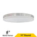Halco - FM-SD11-CS-BN-120V-MW - Brush Nickel Slim Drum Flush Mount 11" w/MS CCT Select Dim product image