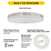 Halco - FM-SD15-CS-BN-120V-MW - Brush Nickel Slim Drum Flush Mount 15" w/MS CCT Select Dim product image