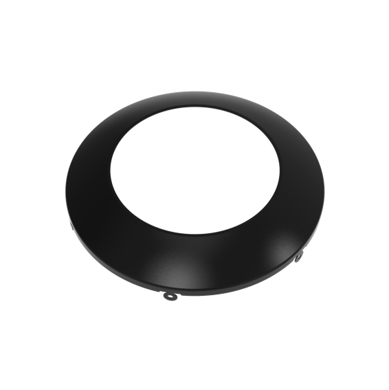 Halco - SMD-4-TRM-BK - Surface Mount Downlight 4in Round Trim Black product image