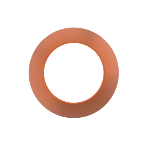 Halco - SMD-4-TRM-BC - Surface Mount Downlight 4in Round Trim Brushed Copper product image