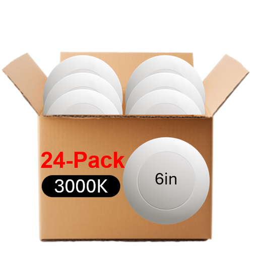 Halco - SMD-6-930-120V-24PK - Surface Downlight 6in 15W 1230L 3000K 120V Triac Dim 24-Pack product image