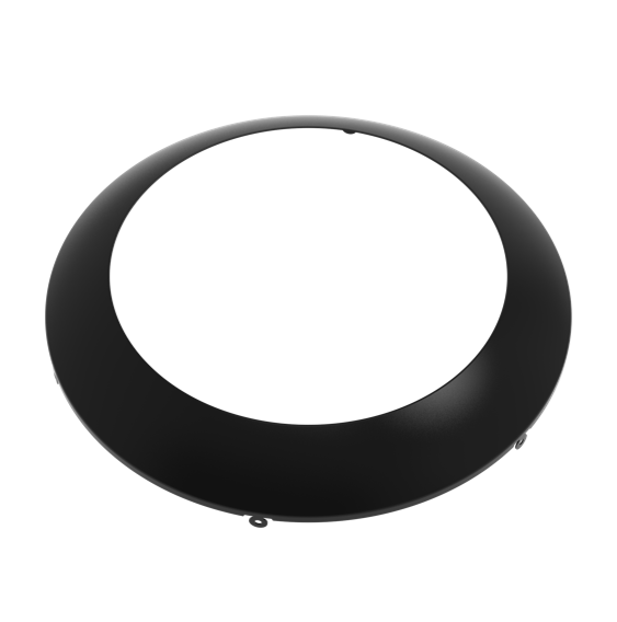 Halco - SMD-8-TRM-BK - Surface Mount Downlight 8in Round Trim Black product image