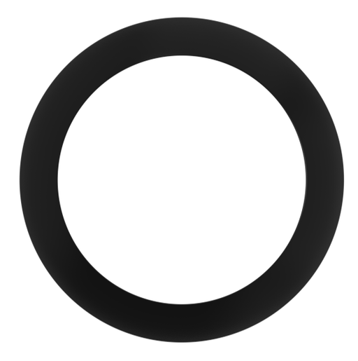 Halco - SMD-8-TRM-BK - Surface Mount Downlight 8in Round Trim Black product image