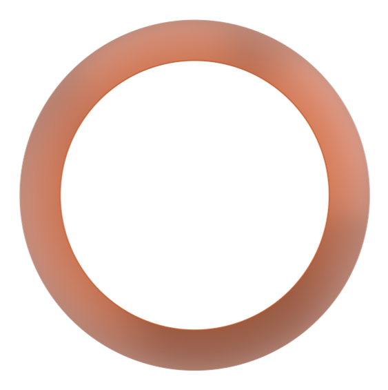 Halco - SMD-8-TRM-BC - Surface Mount Downlight 8in Round Trim Brushed Copper product image