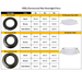 Halco - CSDL-8-LS-CS-BT-DDV - Commercial Slim Downlight 8in 18W Lumen-Color Select 1100-1500lm Baffle Dimm product image