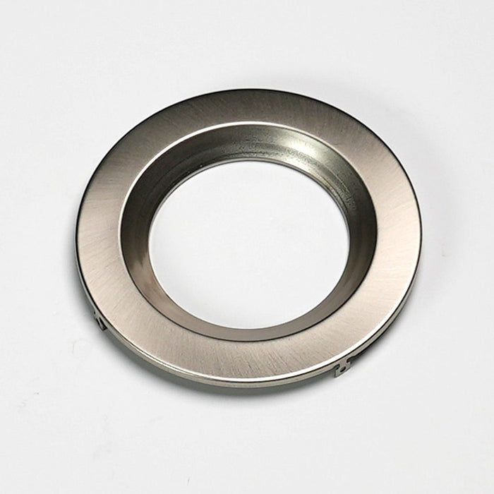Halco - DFDLS4-RT-RD-RC-SN - Recessed Smooth Trim 4in Satin Nickel for Slim Downlight product image