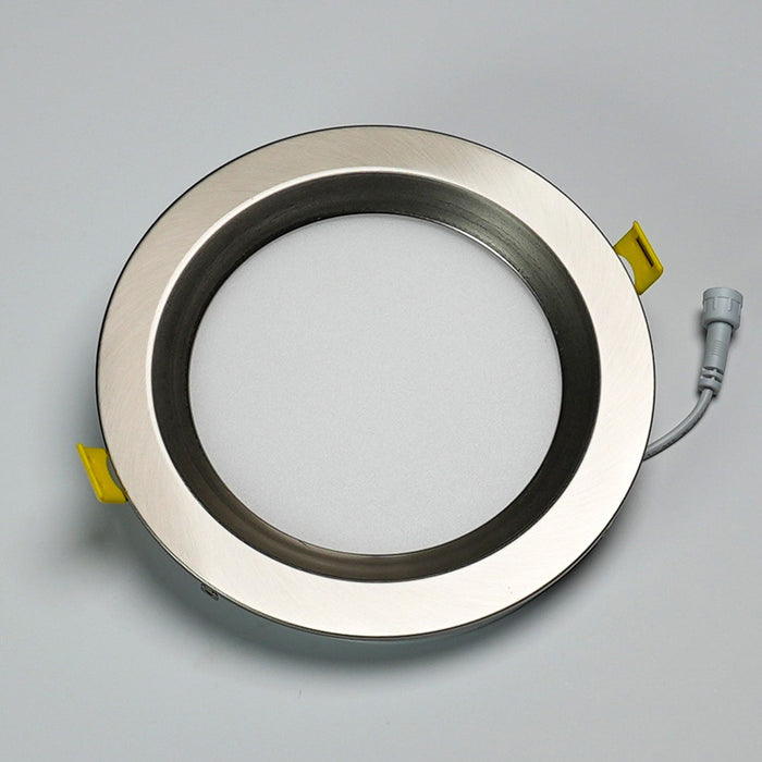 Halco - DFDLS6-RT-RD-RC-SN - Recessed Smooth Trim 6in Satin Nickel for Slim Downlight product image